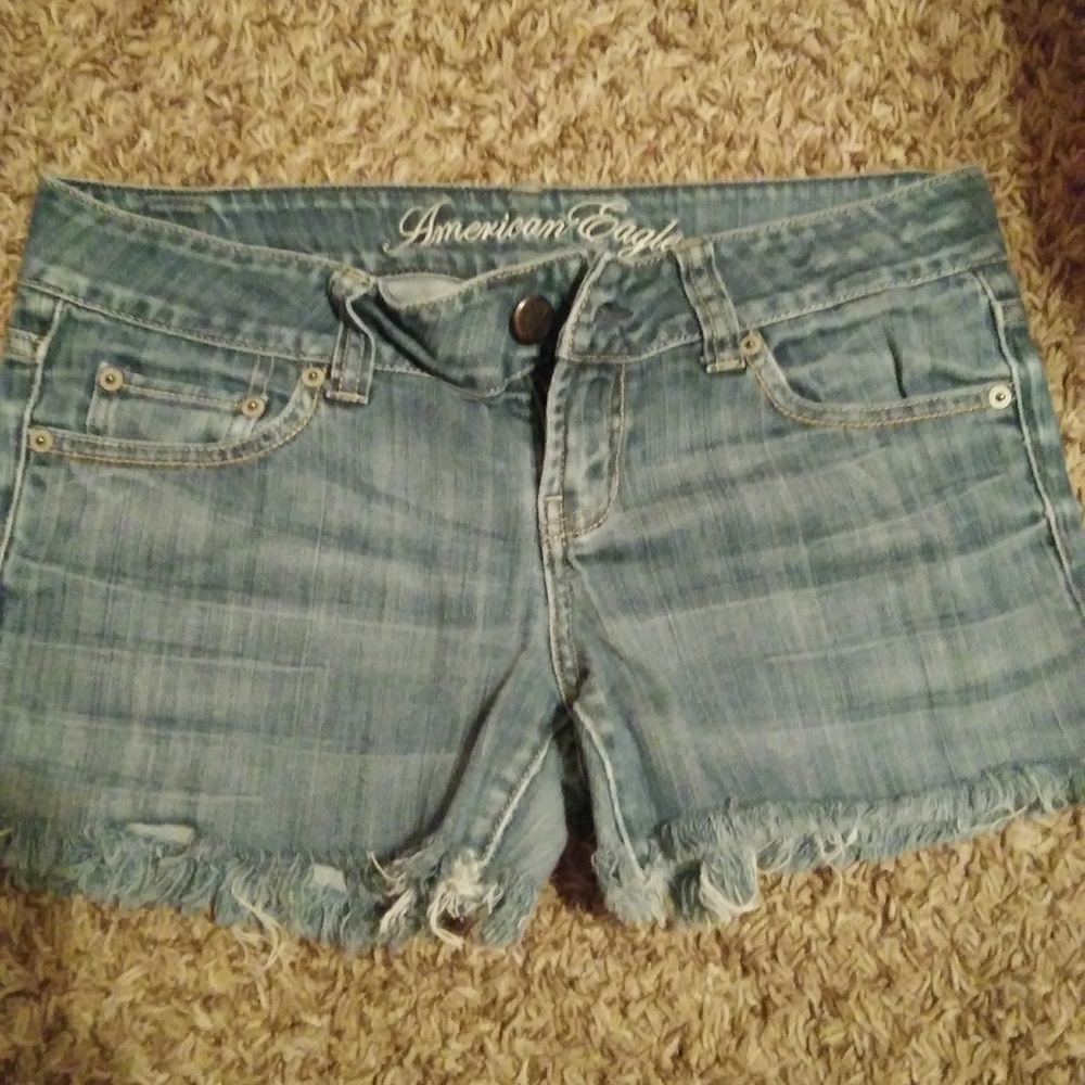 American eagle jean shorts